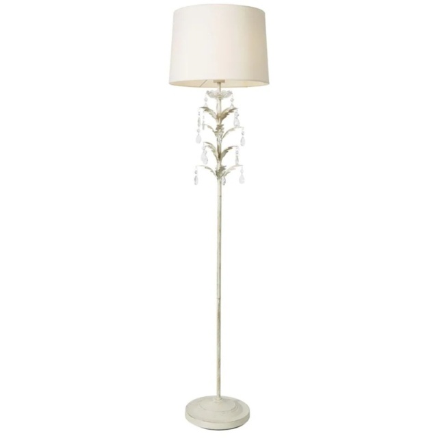 BHS Paisley Floor Lamp - Cream - image 1