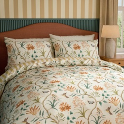 Sanderson Options Clementine Duvet Set - Ochre - Single - thumbnail 3