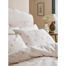 Laura Ashley Harthill Daisy Duvet Set - Raspberry Pink - Single - thumbnail 2