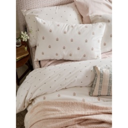 Laura Ashley Harthill Daisy Duvet Set - Raspberry Pink - Single - thumbnail 6