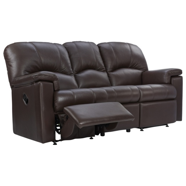 G Plan Chloe 3 Seater Recliner Sofa - Leather Grade H - Double Power - image 1