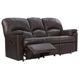 G Plan Chloe 3 Seater Recliner Sofa - Leather Grade H - Double Power