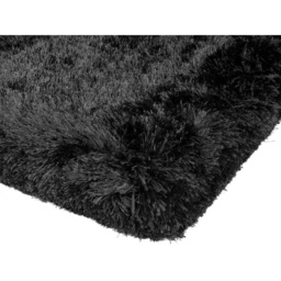 Asiatic Plush Luxury Shaggy Rug - Black - 200x300cm - thumbnail 2