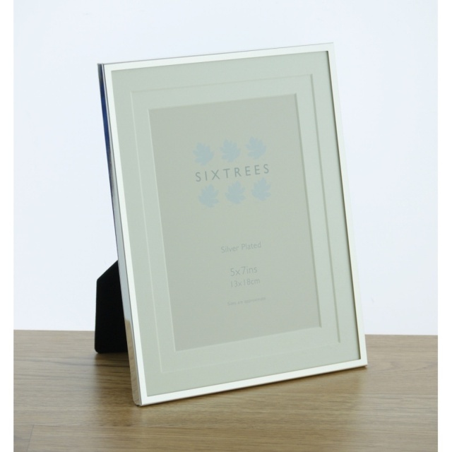 Sixtrees Park Lane Photo Frame - Silver Plated - 5x7 - image 1