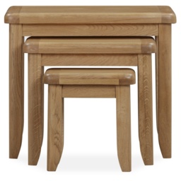 Juniper Nest Of Tables - Smoked Oak - thumbnail 2