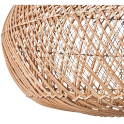 BHS Kyle Large Oval Rattan EasyFit Shade 60cm - Natural - thumbnail 3