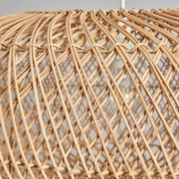 BHS Kyle Large Oval Rattan EasyFit Shade 60cm - Natural - thumbnail 4