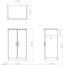 Cambourne Cam058 Midi Wardrobe - Finish - thumbnail 6