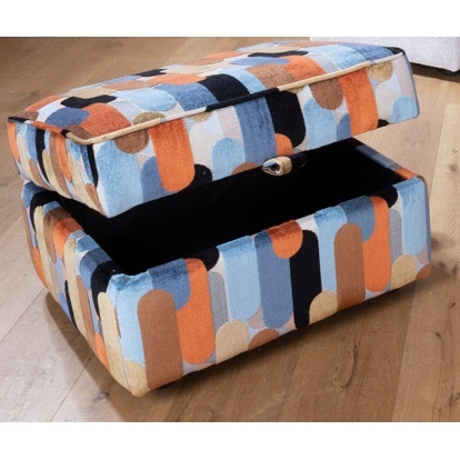 Taylor Storage Footstool in Fabric - Grade SE