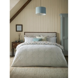 William Morris At Home Strawberry Thief Duvet Set - Hessian - Double - thumbnail 2