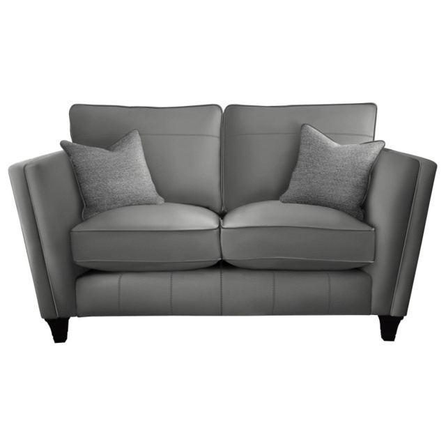Parker Knoll Harlow 2 Seater Formal Back Leather Sofa - Standard Leather - image 1