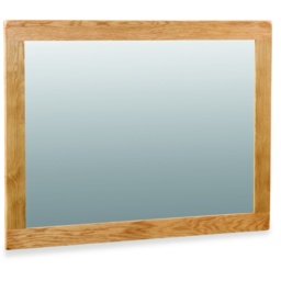Ascot Rustic Oak Wall Mirror - thumbnail 2