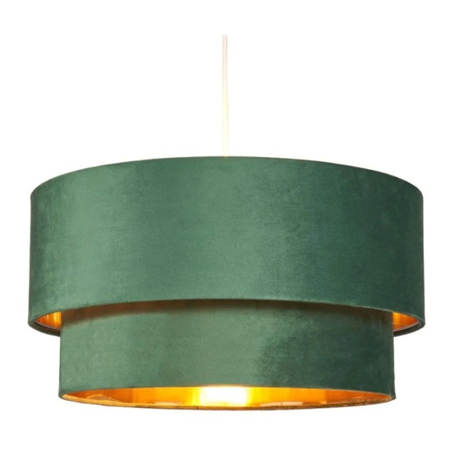 BHS Tia Light Shade 50cm - Green - image 1