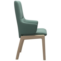 Stressless Mint High Back D100 Dining Chair With Arms - Fabric - thumbnail 2