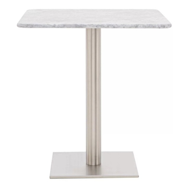 HND Helsinki Square Dining Table - 70cm x 70cm - Glass - image 1