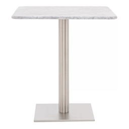 HND Helsinki Square Dining Table - 70cm x 70cm - Glass - thumbnail 1