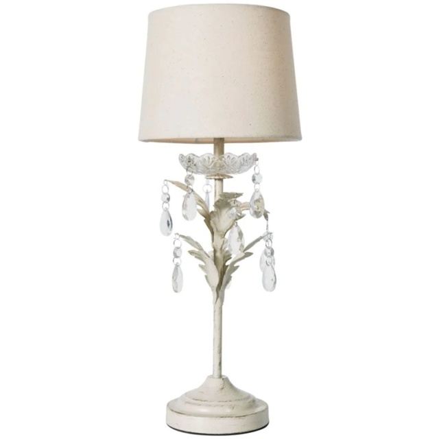BHS Paisley Table Lamp - Cream - image 1