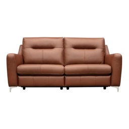 G Plan Austen 3 Seater Leather Sofa With Double Power Footrest and USB - Leather Grade H - thumbnail 4