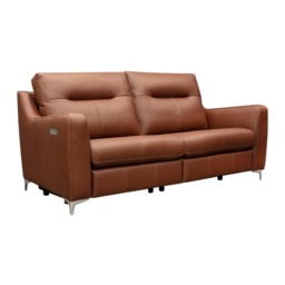 G Plan Austen 3 Seater Leather Sofa With Double Power Footrest and USB - Leather Grade H - thumbnail 3