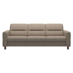 Stressless Fiona Fabric 3 Seater Sofa - 1 x Steel Arm LHF - thumbnail 5