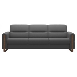 Stressless Fiona Fabric 3 Seater Sofa - 1 x Steel Arm LHF - thumbnail 3