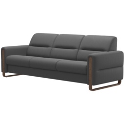 Stressless Fiona Fabric 3 Seater Sofa - 1 x Steel Arm LHF - thumbnail 2