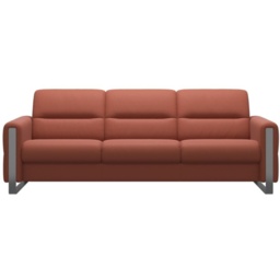 Stressless Fiona Fabric 3 Seater Sofa - 1 x Steel Arm LHF - thumbnail 4