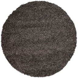 Mastercraft 039-0001/7733 Twilight Shaggy Round Rug - Charcoal - 160cm Circle