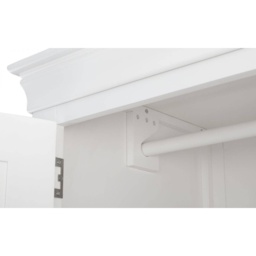 Julian Bowen Clermont 2 Door 1 Drawer Wardrobe - thumbnail 6