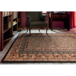 Mastercraft 4301/500 Kashqai Rug - Green - 135 x 200cm - thumbnail 2