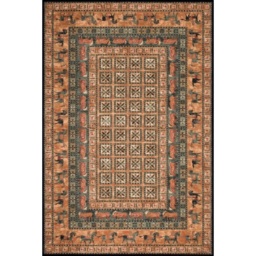 Mastercraft 4301/500 Kashqai Rug - Green - 135 x 200cm - thumbnail 1