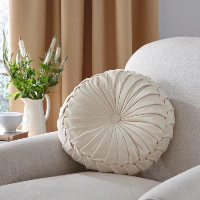 Laura Ashley Rosanna Almond Cushion - image 1