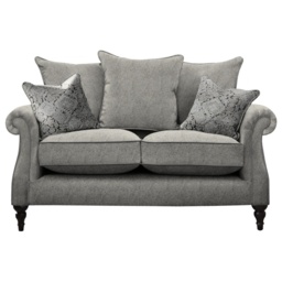 Parker Knoll Eastbury 2 Seater Pillow Back Fabric Sofa - Fabric Grade A - thumbnail 1