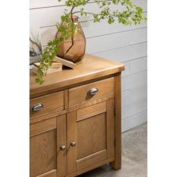 Juniper Narrow Sideboard - Smoked Oak - thumbnail 4