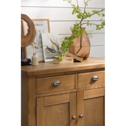 Juniper Narrow Sideboard - Smoked Oak - thumbnail 5