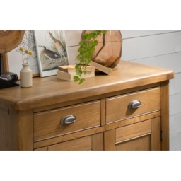 Juniper Narrow Sideboard - Smoked Oak - thumbnail 6