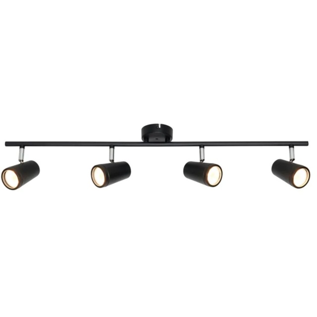 BHS Frida Ceiling Spotlight Bar - Black - image 1