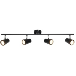 BHS Frida Ceiling Spotlight Bar - Black