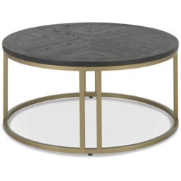 Calgary Round Coffee Table - Peppercorn Ash - thumbnail 3