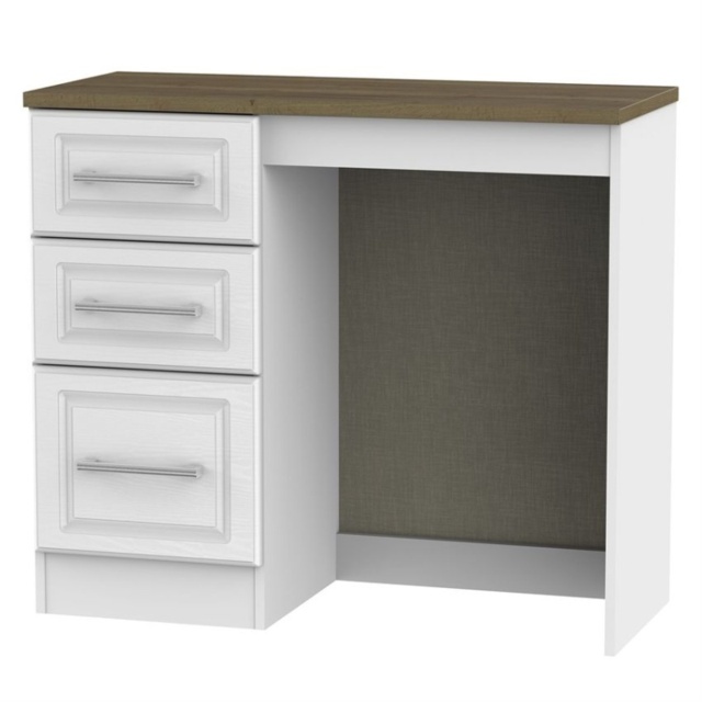 Kent Vanity Dressing Table - White Ash and Oak - image 1