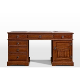Wood Bros Old Charm Pedestal Desk Oc2798 - Classic Finish - thumbnail 2
