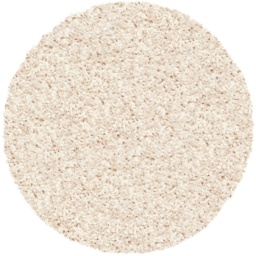 Mastercraft 039-001/6926 Twilight Shaggy Round Rug - Light Cream - 160cm Circle - thumbnail 1