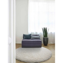Mastercraft 039-001/6926 Twilight Shaggy Round Rug - Light Cream - 160cm Circle - thumbnail 2