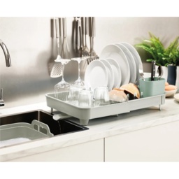 Joseph Joseph Extend Expandable Dish Rack - Light Stone/Sage - thumbnail 4