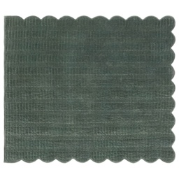 Laura Ashley Brady Scalloped Bedspread - Pine Green - thumbnail 5