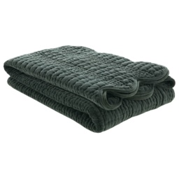 Laura Ashley Brady Scalloped Bedspread - Pine Green - thumbnail 2