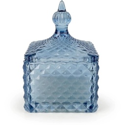 Candlelight Small Square Embossed Jar Candle Tianshui Sea Salt - thumbnail 2