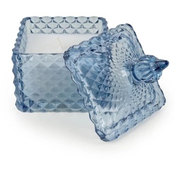 Candlelight Small Square Embossed Jar Candle Tianshui Sea Salt - thumbnail 1
