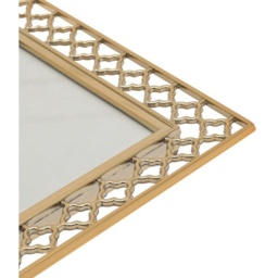 Lattice Cut Metal Photo Frame 5 x 7 - thumbnail 4