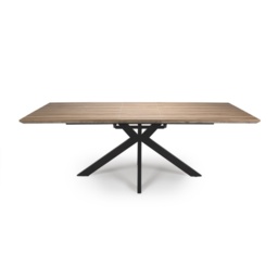 Phoenix 180cm/220cm Extending Table - Light Walnut - thumbnail 6